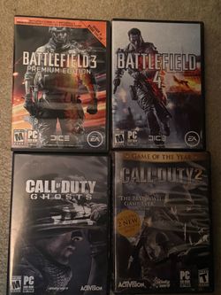 CDRom PC Games Battlefield+Call of Duty