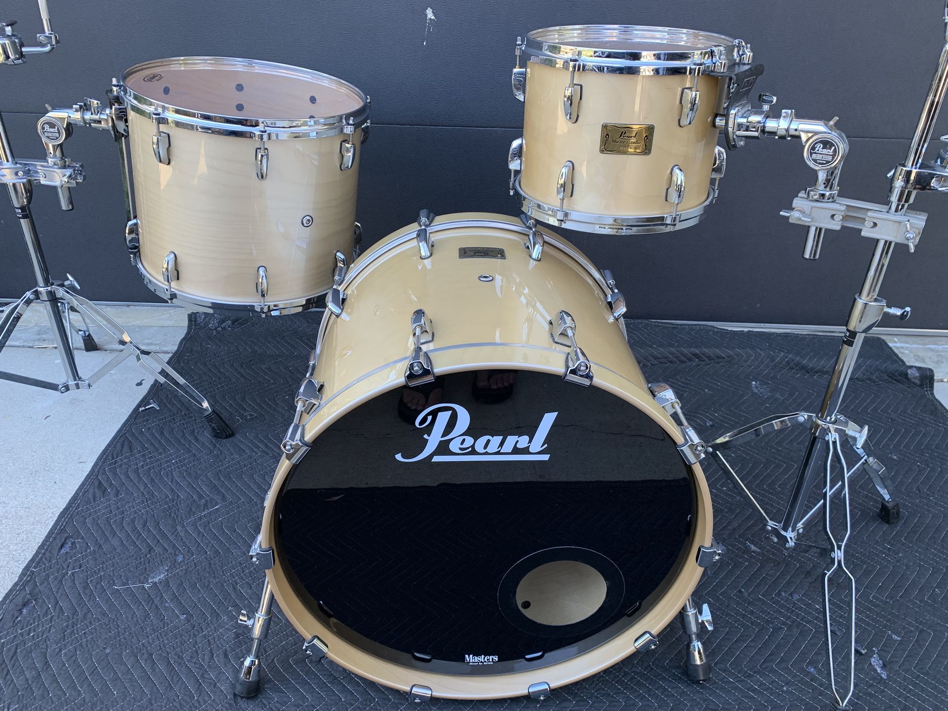 💥 Pearl Master Studio Birch Series 3pc Drum Set 22-16-12”  Pro Level
