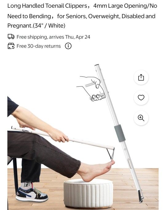 Long Handled Toenail Clipper