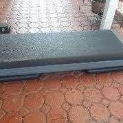 Step Platform, Olympic Bars, Weights, Bumper Plates, Total Gym, Squat Rack, Station, Adjustable Bench 
