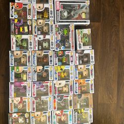 Funko Pop Collectibles, Lot Of 37