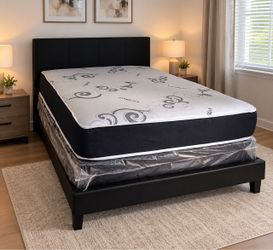 Bed frame black full size new