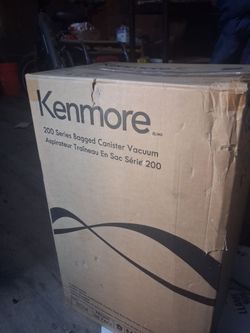 Kenmore bagged canister vacuum gold