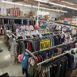 WHOLESALE Clothing 3.000 Square Foot Store PRICED LOW For Quick Sale