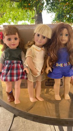 Three Beautiful Dolls For playing.