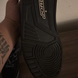 Jordan black cat 3 size 12