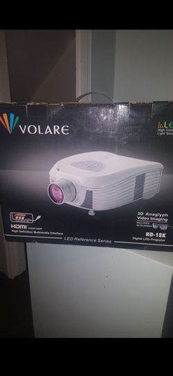 Digital LED projector and screen
