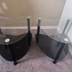 Two Glass Coffee Tables