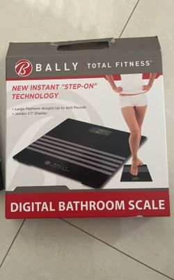 Digital Bathroom Scale , Bally Total Fitness Brand, $20