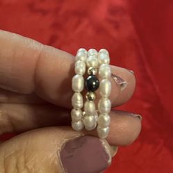 Fresh Water Pearl Spiral Ring