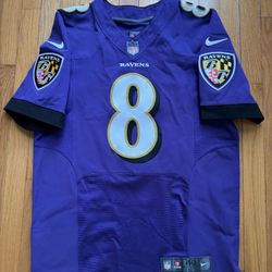 Authentic Lamar Jackson Baltimore Ravens Nike Elite Jersey Size 40