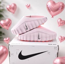Pearl Pink Nike Mind 001 Slides W size 7-8