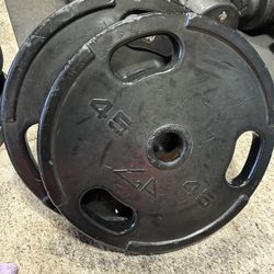 GP URETHANE  Olympic 45lbs Plates
