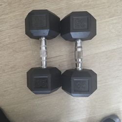 Pair 35lb Dumbells