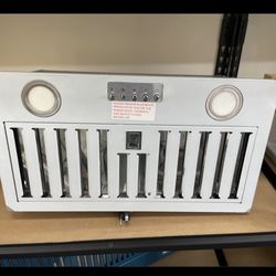 New Range Hood Insert 20 Inch 600 CFM Stainless Steel, Ducted/Ductless Convertible