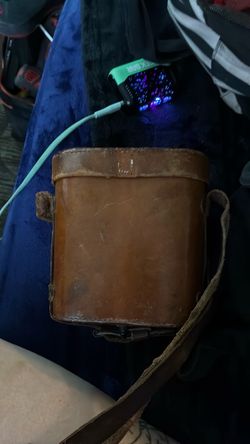 Vintage binoculars navy ww1 with case