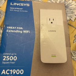 Linksys WiFi 6 Wireless Range Extender | 1.8 Gbps Speed | 2,000 Sq. FT Coverage | RE7350-AMZ | 2024 Release