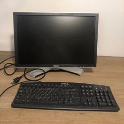 Dell VGA monitor + keyboard