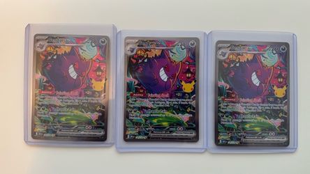 ❗️No trade❗️Pokemon 30th anniversary gengar SIR