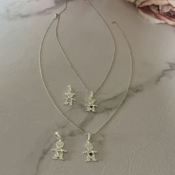 Necklace Girl Or Boy Charm Silver .925