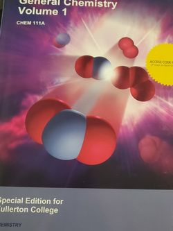 General Chemistry Volume 1