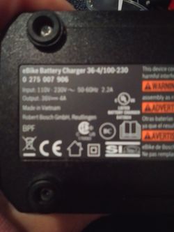 Ebike battery charger