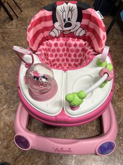 Disney Minnie Mouse Music & Lights Baby Walker Glitter Mini