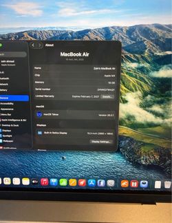 MacBook Air m4 2025 15 inch