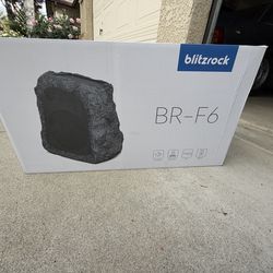 Outdoor Rock Speakers Wireless 80W Power Solar-Powered