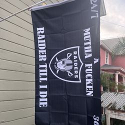 Raiders Flag Size 3ftx5ft 