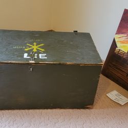 Vintage Army Footlocker Military Foot Locker