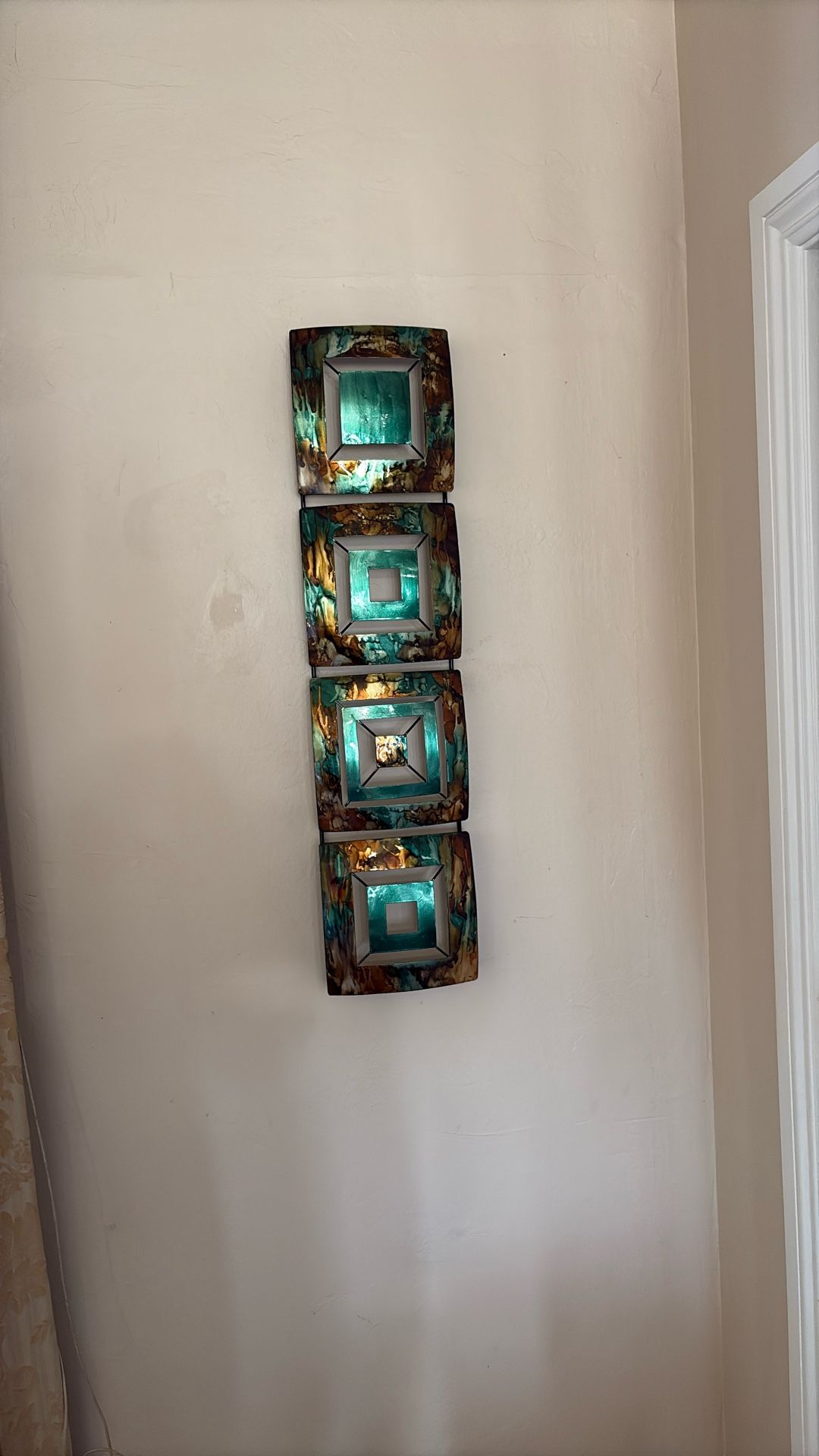 Wall Decor, Greed Gold And Brown Great Condition