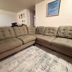 Cozy Sectional Couch – $225