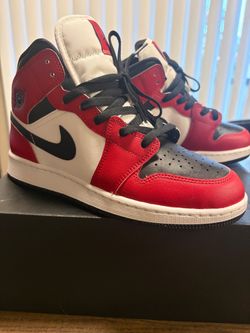 Air Jordan 1 Mid Red/White/Black