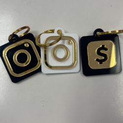 Qr code keychains