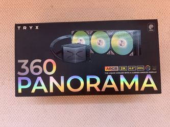 TRYX Panorama 360 ARGB 360mm All in One Liquid CPU Cooling Kit - Black