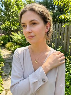 Lot of Five Earrings and One Necklace Vintage to Now All Wearable Jewelry