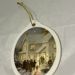 Vintage Thomas Kinkade’s Kurt Adler Three Ornaments 