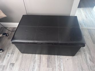 Dark brown Ottoman with storage