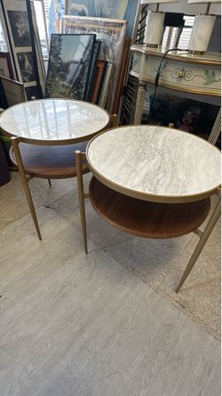 Marble Top Side Tables