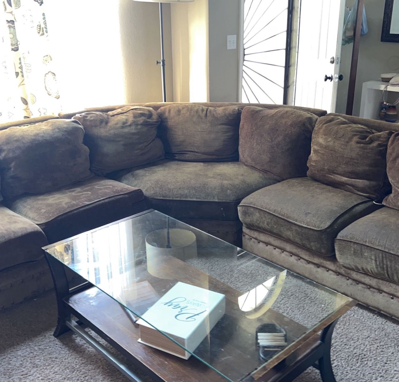 Brown Sectional