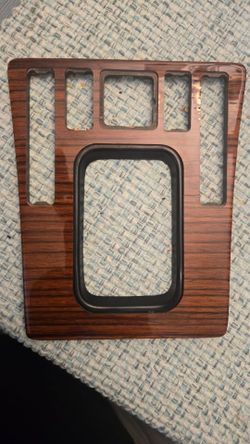 1989 190e shifter trim Zebrano