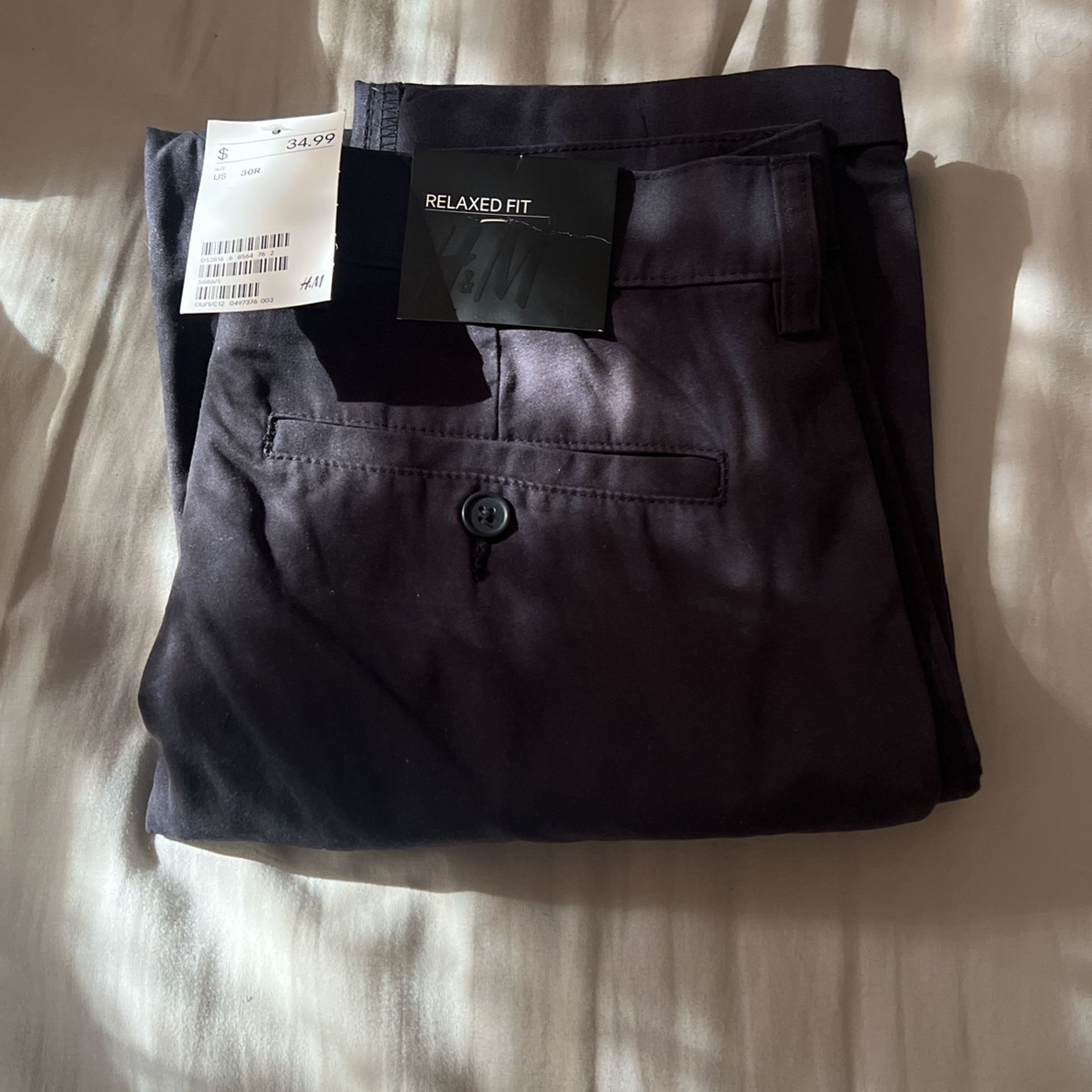 New H & M Relaxed Fit Pants Size 30R