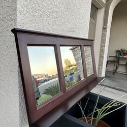 Entry Way Mirror Coat Hanger All In One 