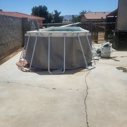 Intex Above Ground Pool With Ladder 