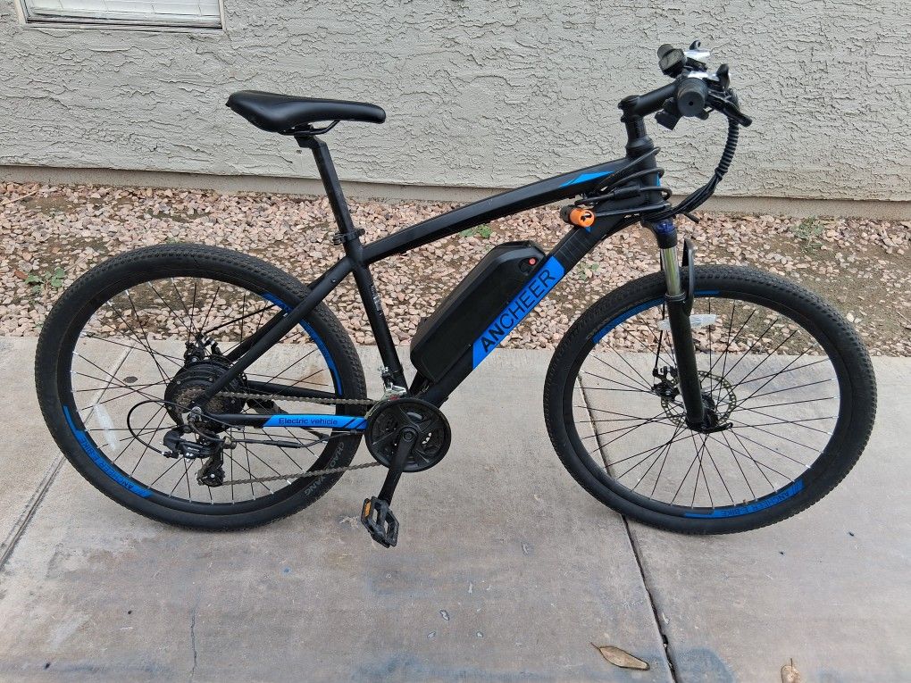Ancheer Peddle Assist  36 Volt Electric Bike 27 In
