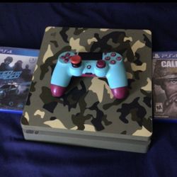 Ps4 slim 1tb WW2 limited edition 