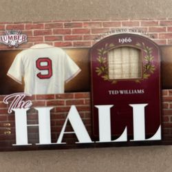 Ted Williams Game Used Bat Card