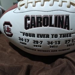 Autographed GAMECOCK football
