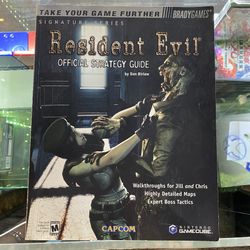 Resident Evil Official Strategy Guide Brady Games Capcom Nintendo GameCube 